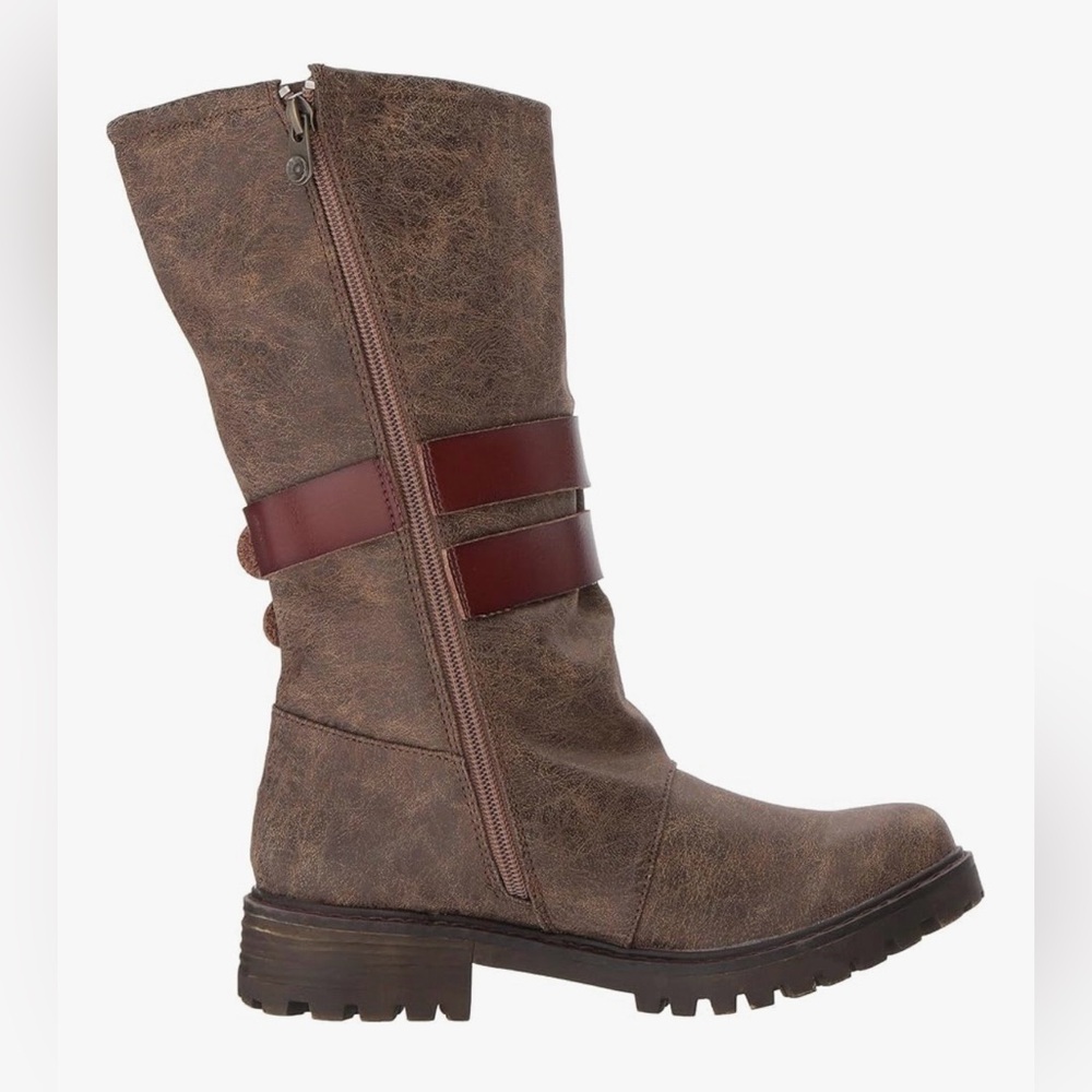 Blowfish Malibu Rider Moto Boots | Buckle Strap Vegan Boots | Size 7 - Picture 3 of 15